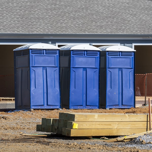 how do you ensure the portable restrooms are secure and safe from vandalism during an event in Old Forge New York